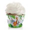 Big Dot of Happiness Jungle Party Animals - Safari Zoo Animal Birthday Party or Baby Shower Decorations - Party Cupcake Wrappers - Set of 12